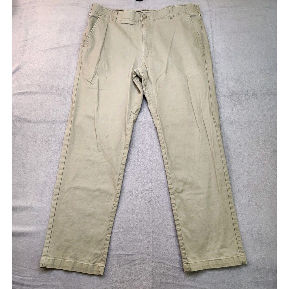 Lee Extreme Comfort Pants Men's 38x32 Beige Khaki Straight Performance‎ Chino